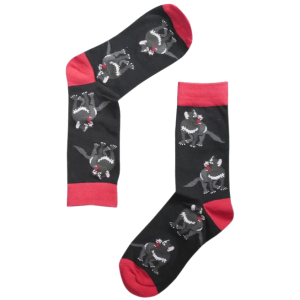 Black Tassie Devil Socks