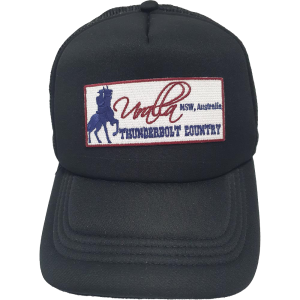 Cap with Truckers Mesh Black with Uralla Patch