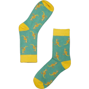 Socks, Kangaroo - Green and Gold