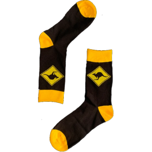 Socks, Road Sign Kangaroo