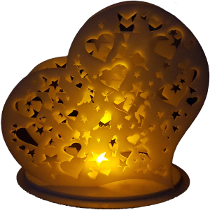 Tealight Lantern - Hearts