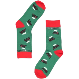 Socks, Train green