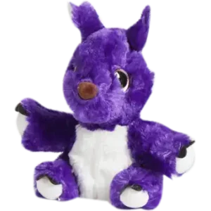Big Eyed Kangaroo Purple 6"