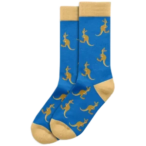 Socks, Kangaroo - Blue