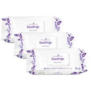Seedlings, Baby Wipes, 3 pack, Young Living