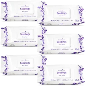 Seedlings, Baby Wipes, 6 pack, Young Living
